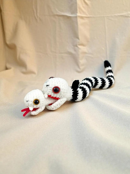 Halloween Crochet Pattern PDF: Striped Suit Doll, Creepy Amigurumi