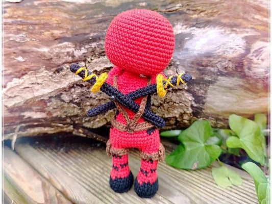 Wolverine Inspired Crochet Pattern: Amigurumi Superhero Doll