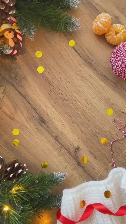 Crochet christmas tree decorations toys set 5 in 1 pattern crochet PDF in Eng Santa Claus snowman gingerbread elf crochet